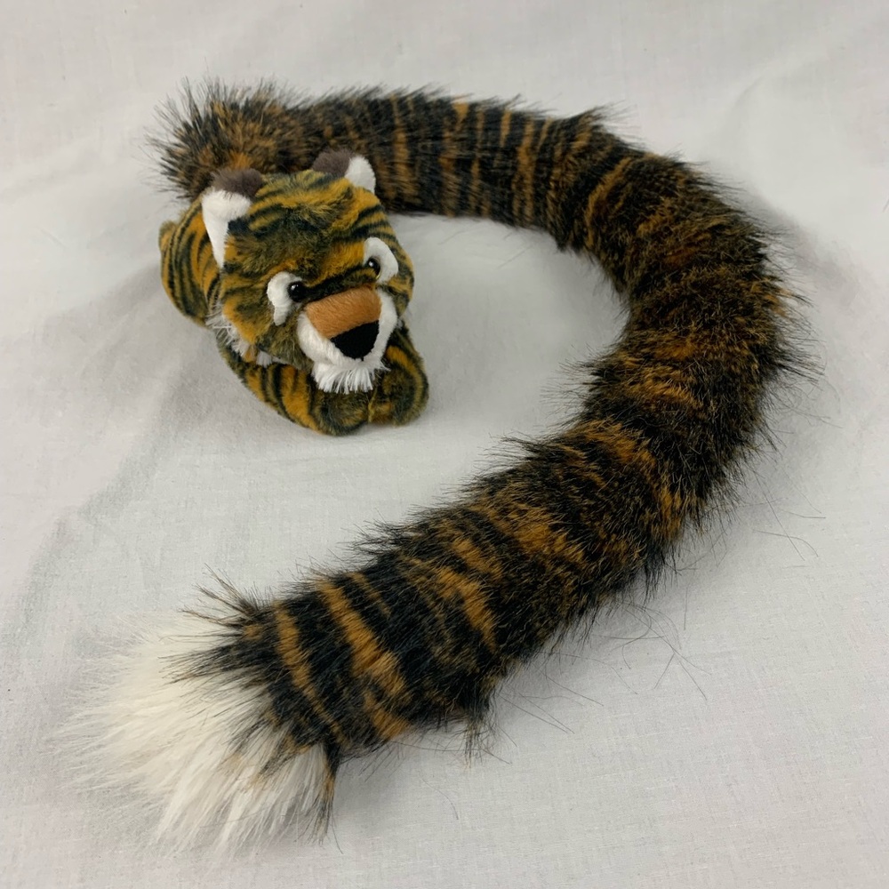 Striped Plush Tiger Tail for Kids